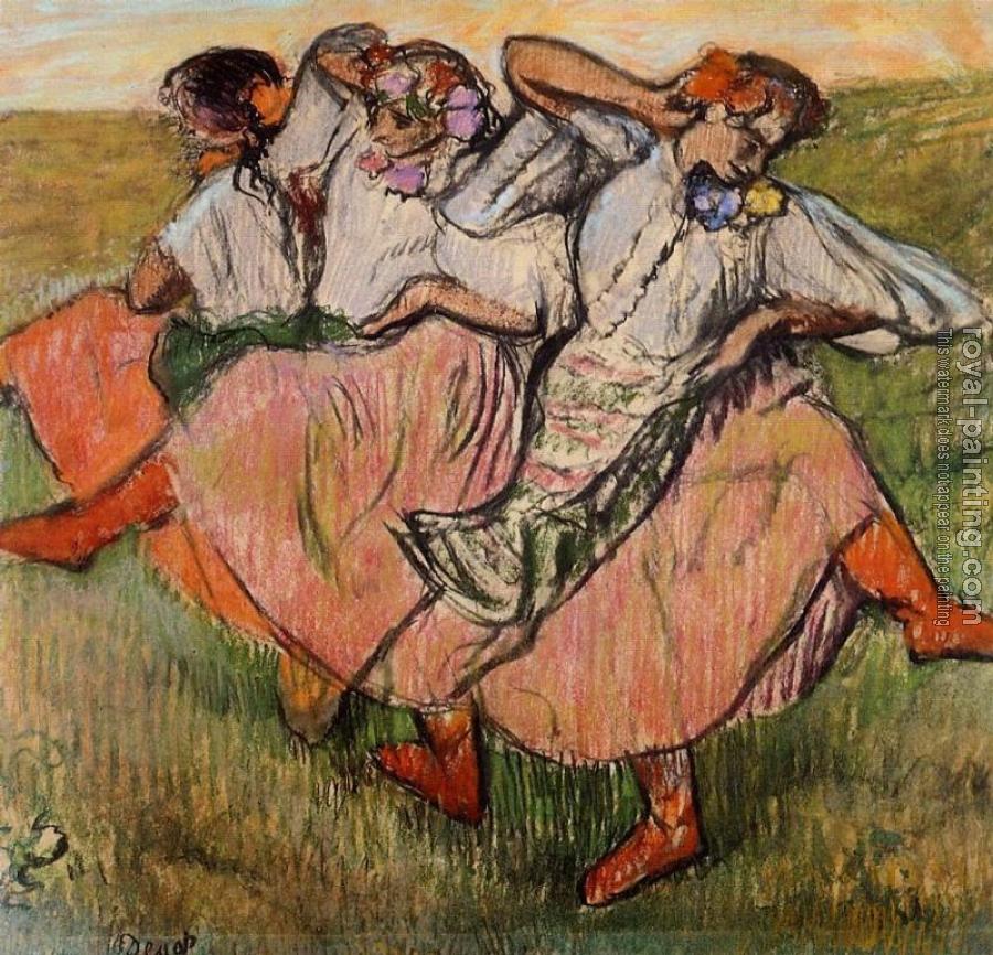 Edgar Degas : Three Russian Dancers